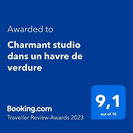 Charmant studio dans un havre de verdure Saint-Raphaël Extérieur photo