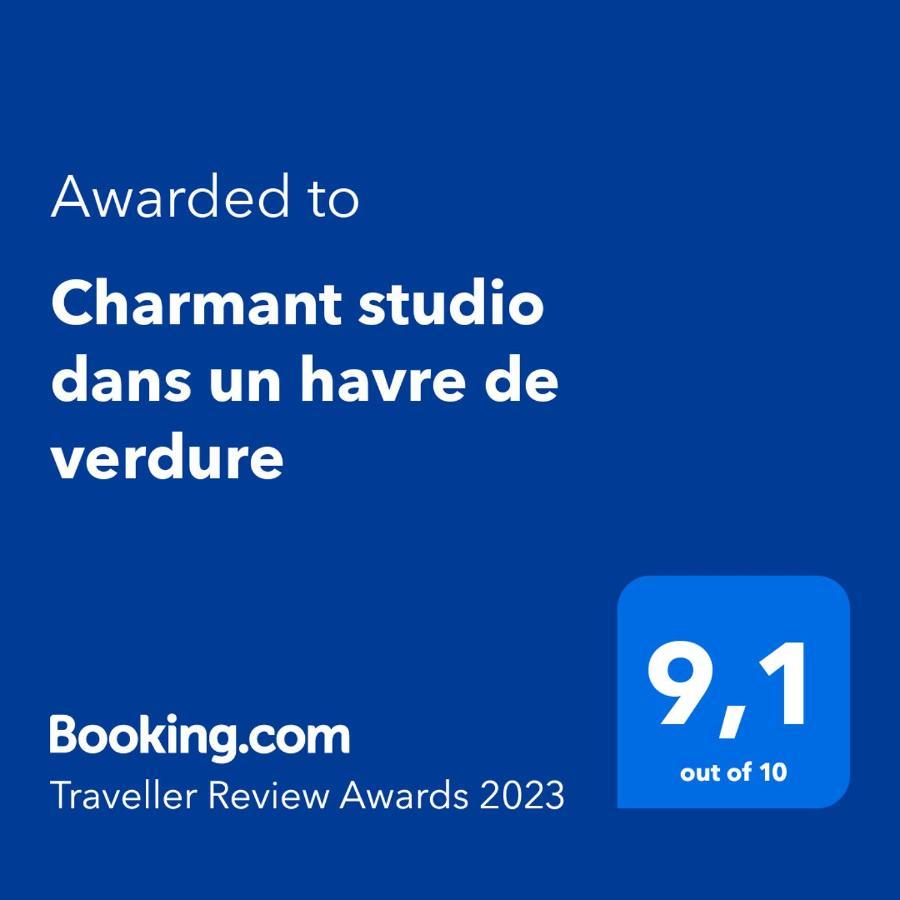 Charmant studio dans un havre de verdure Saint-Raphaël Extérieur photo